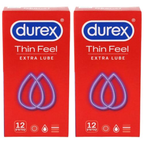 קונדומים Thin Feel מבית דורקס - אריזה כפולה
